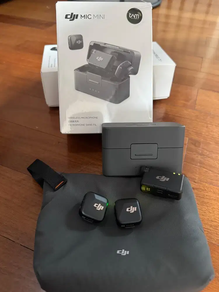 DJI MINI MIC FULLSET KUMPLIT BELUM PERNAH PAKAI GARANSI
