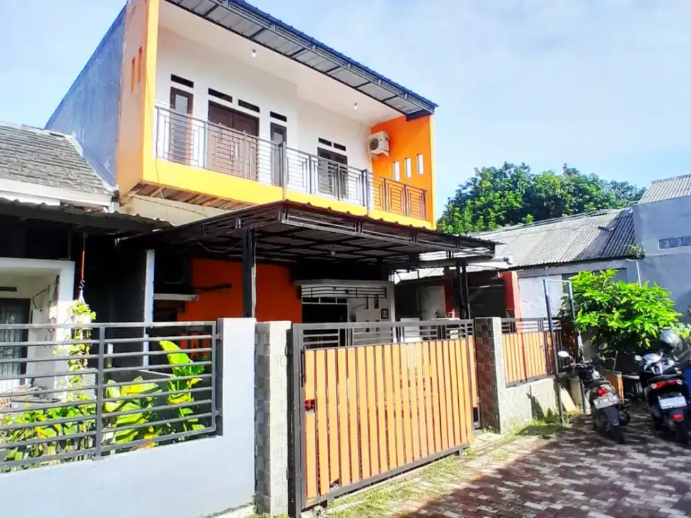 rumah second terawat dalam cluster lokasi dekat ohana waterpark