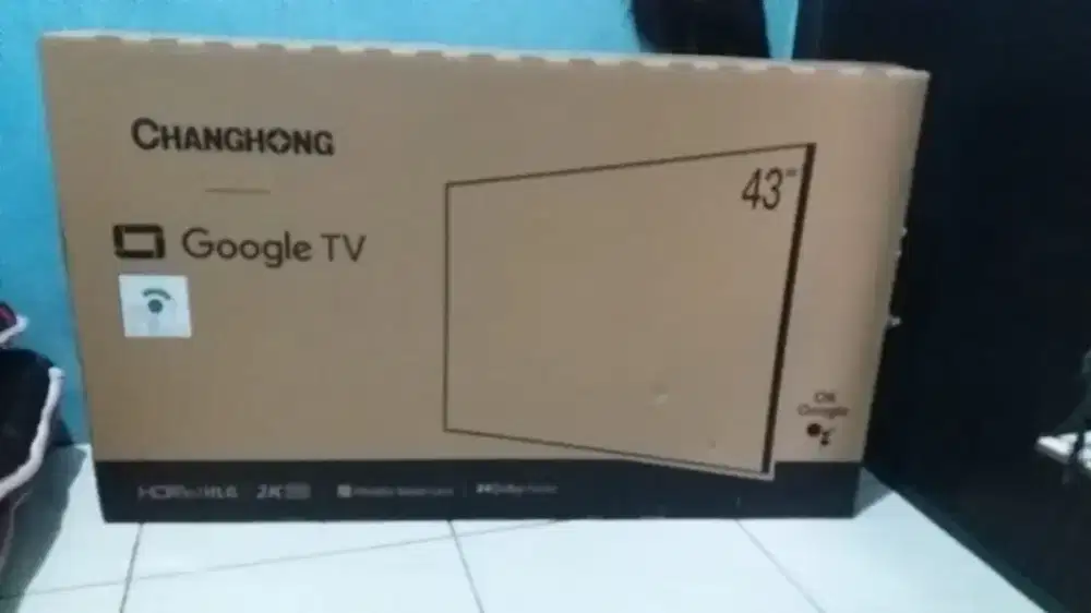 Smart tv changhong 43in