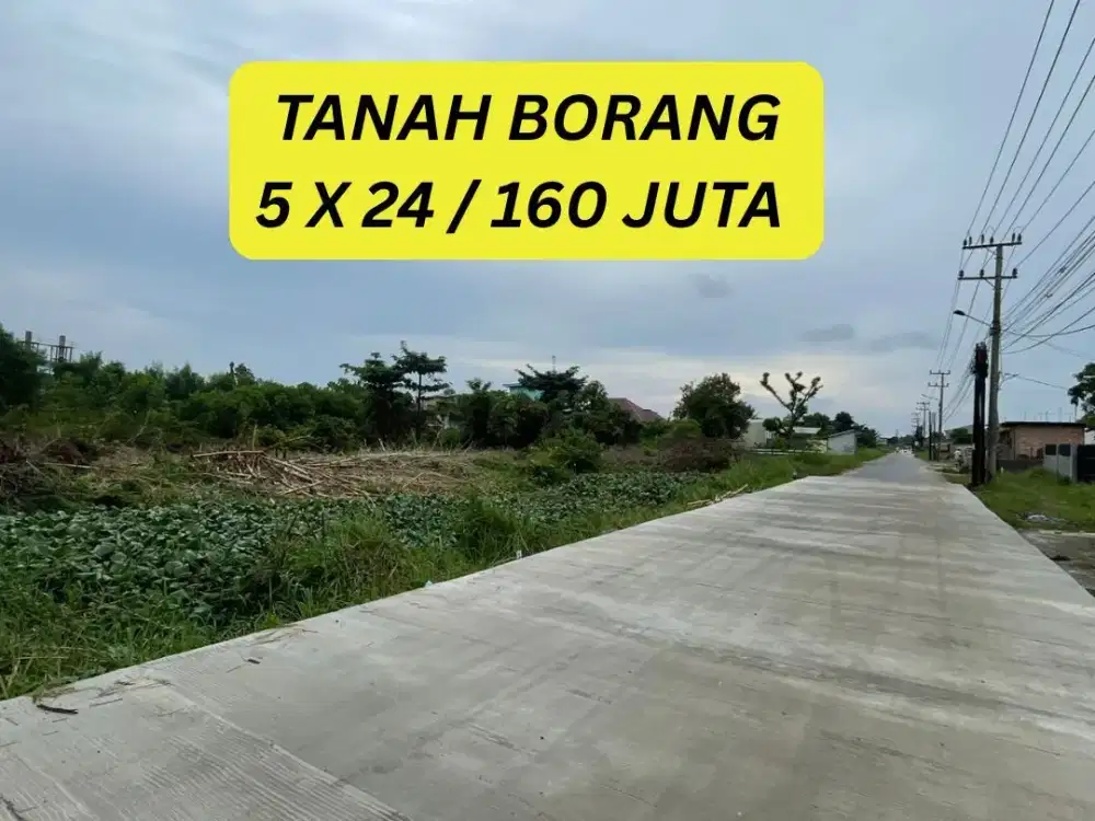 TANAH PINGGIR JALAN SEMATANG BORANG PALEMBANG