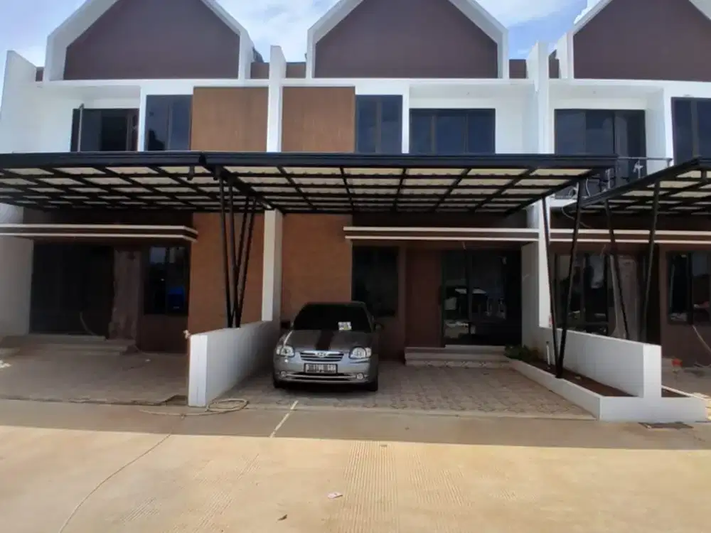 rumah cluster matrial berkualitas akses jalan lebar lokasi di jatiasih