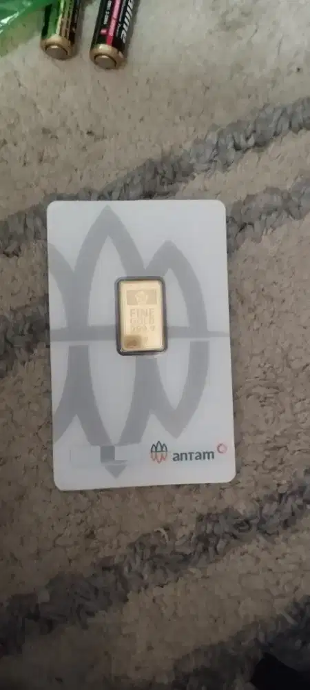 Logam mulia Emas 3 gram mas batangan certicard 2024