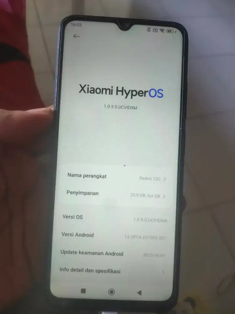 Handphone Redmi 12C 64GB