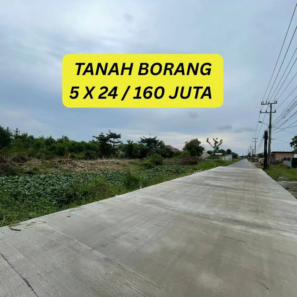 TANAH PINGGIR JALAN SEMATANG BORANG PALEMBANG