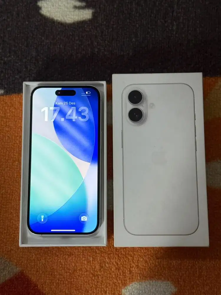 Iphone 16 128GB White Ibox Garansi On
