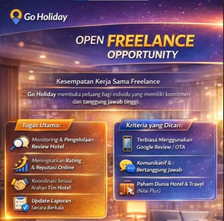 Penawaran Kerja Sama Freelance – Online Reputation Hotel