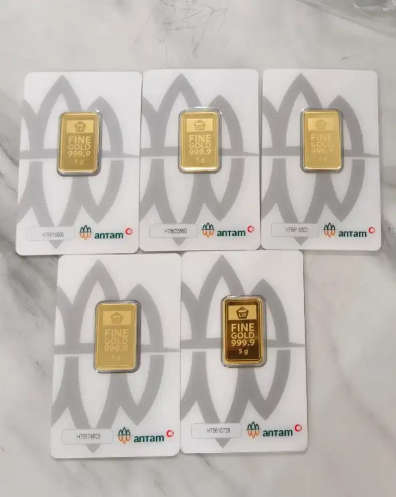 Antam EMAS LOGAM MULIA 5kp 5g 2025 
13.5jt