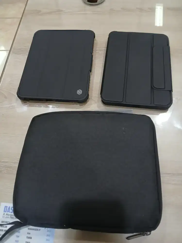 Casing Armor (Ori Nillkin) + Casing Magnet + Sleeve Tas Ipad Mini 6/7