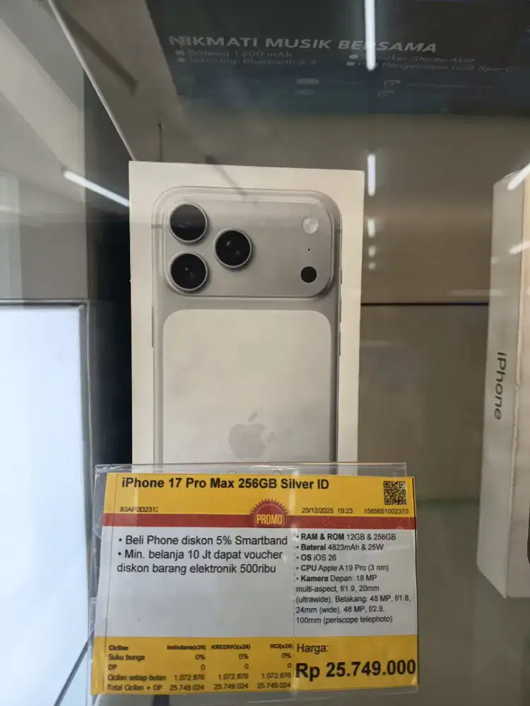 iPhone 17 promax 256GB silver