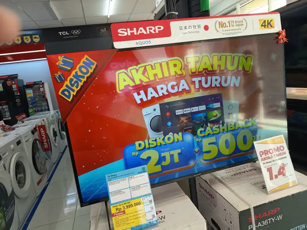 TV SHARP 43inch 4K Google TV