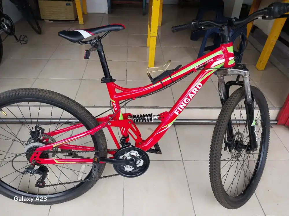 Jual mtb merk fingard uk 27,5 unit normal semua