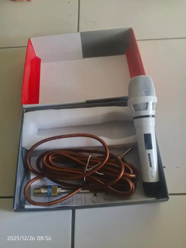 Mic karaoke kabel Shure original (1pcs)