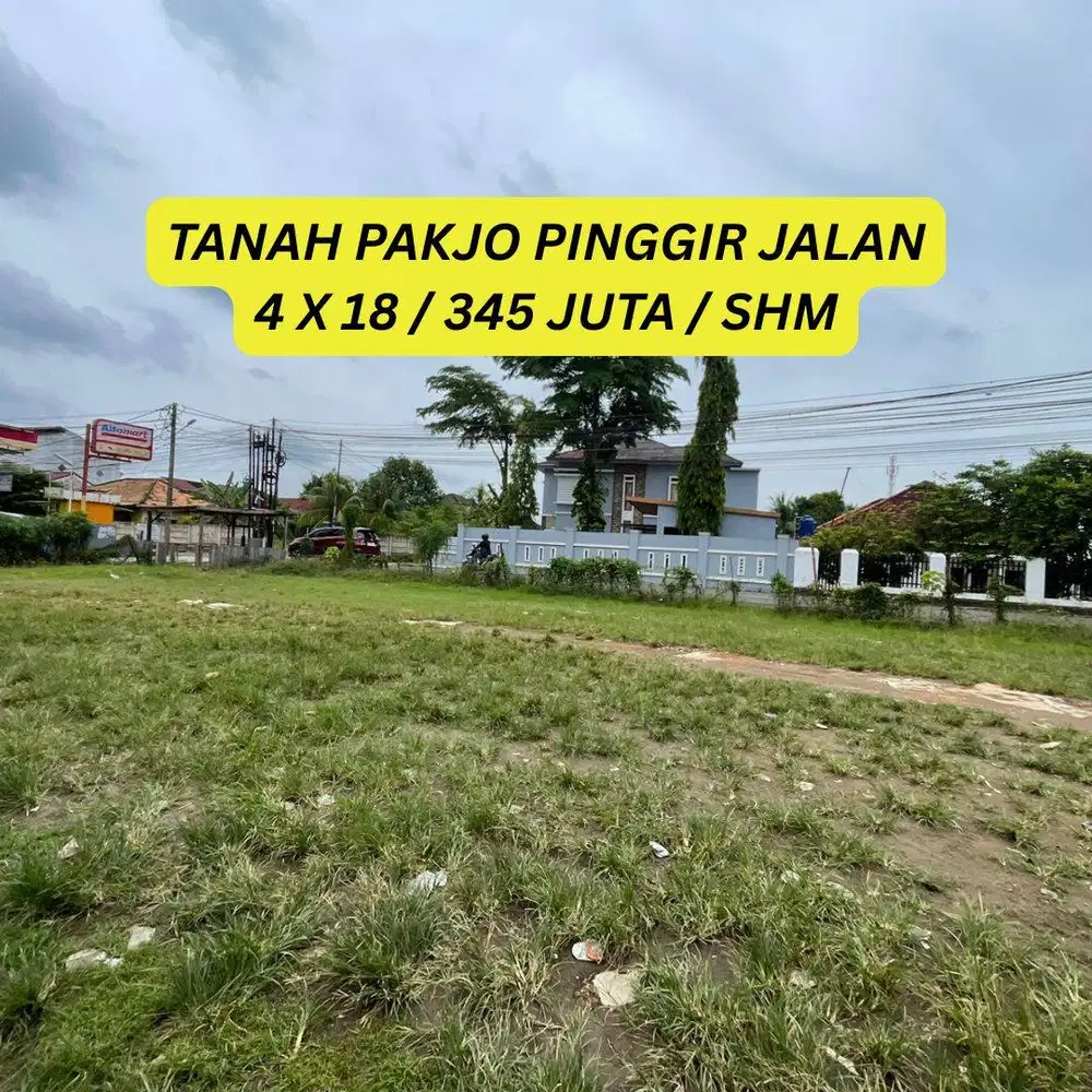 TANAH PAKJO PINGGIR JALAN KOTA PALEMBANG