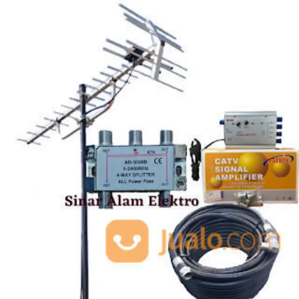 Grup pemasangan Antenna tv digital dijamin, siaran oke bersih