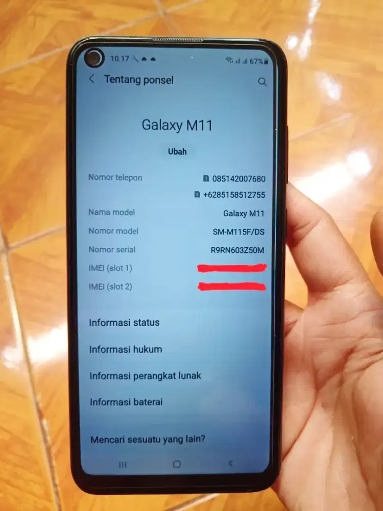Samsung M11 3/32 Hp Only Normal Masih Orian