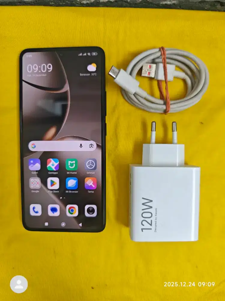 Xiaomi 14T Pro 12/512 (Hp + Cas Ori) segel minus back-door retak halus