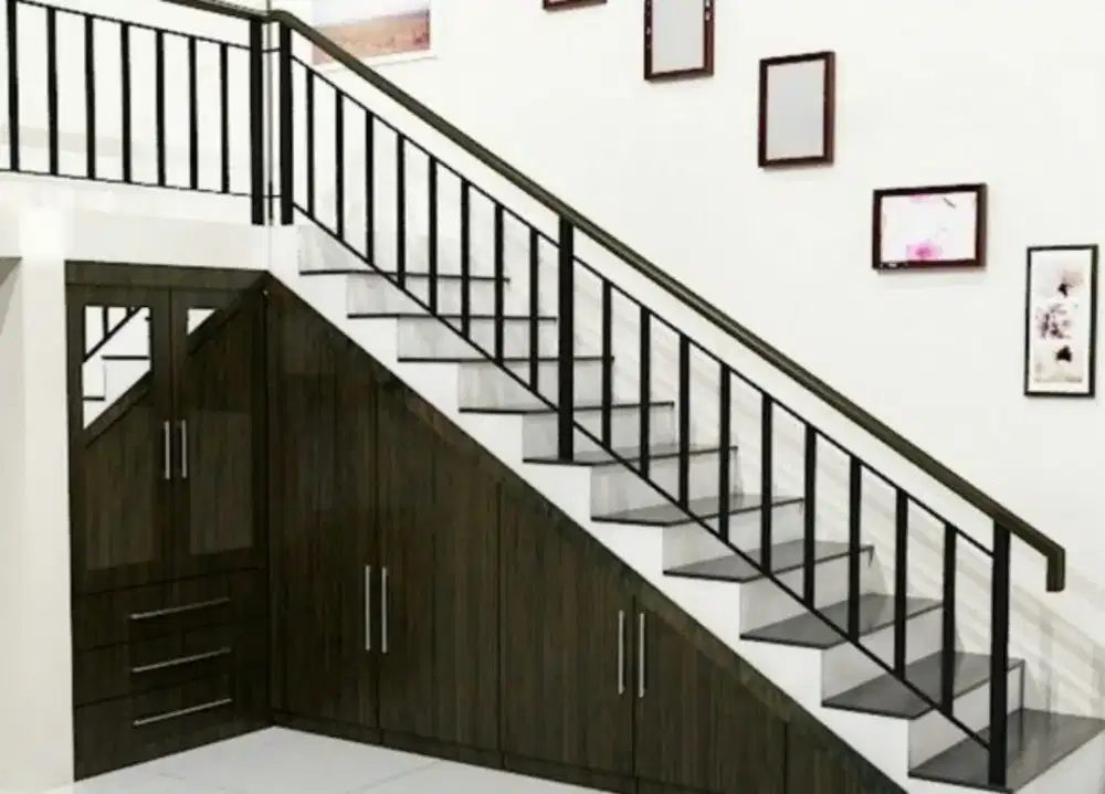 Reling Tanga besi hollo galvanis