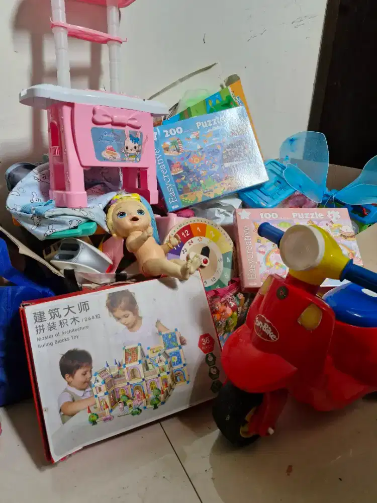 Jual paket semua mainan ini, masih bagus