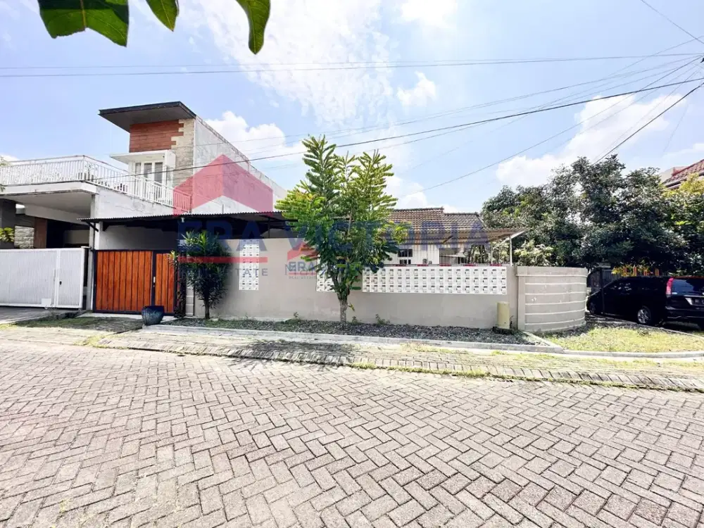 Rumah Hook Cluster Araya Kondisi Terawat Akses Lebar, Lokasi Strategis