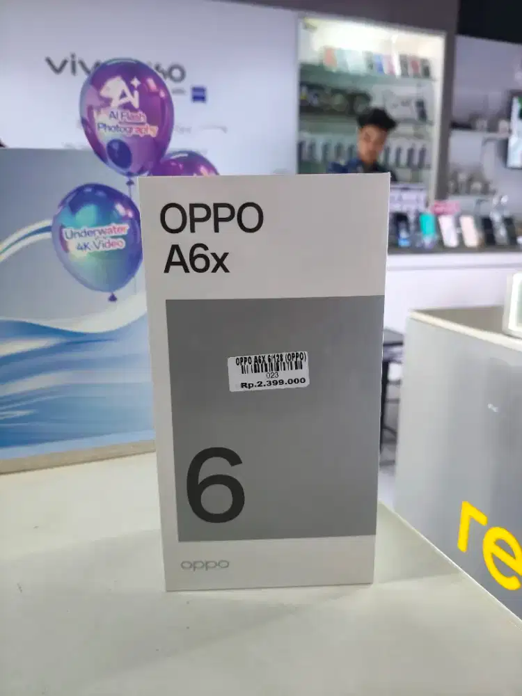 Oppo A6x 6/128 garansi resmi 1tahun Atlantis dahsyat
