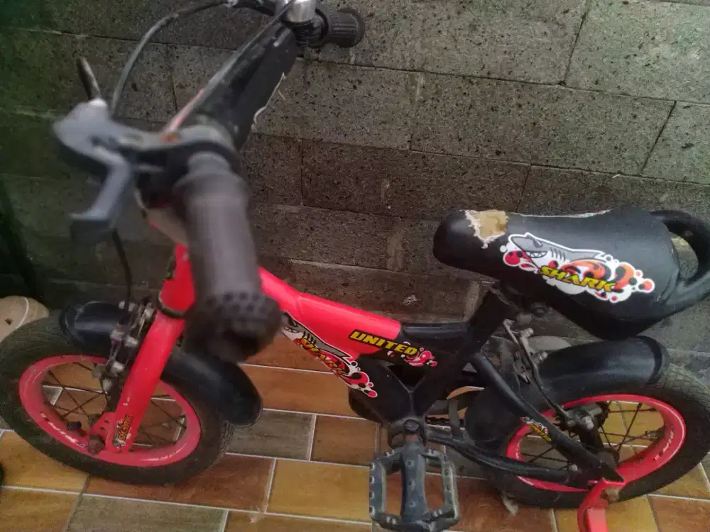 Sepeda anak united shark 12 inch BMX