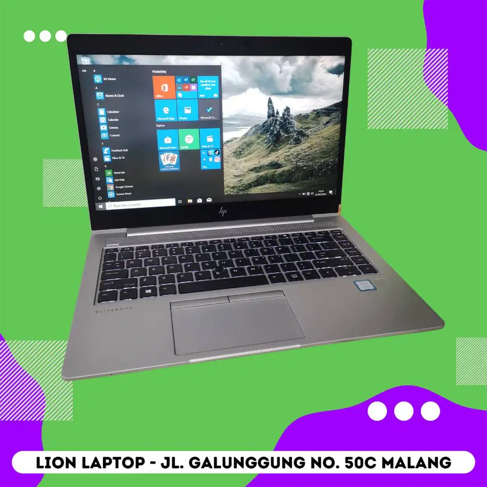 Core i5 Gen 8 RAM 8GB SSD 256GB HP Elitebook 840 G5 [26|12]