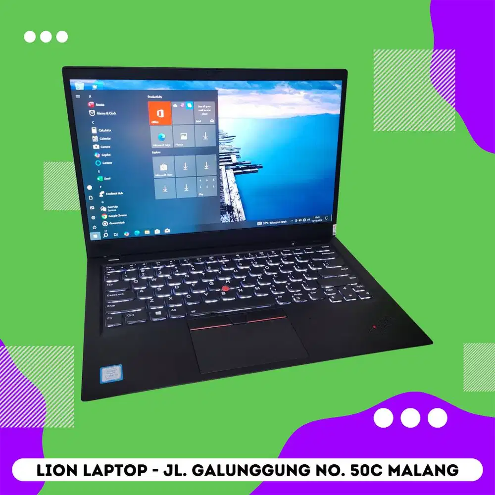 X1 Carbon Slim Ringan i5 gen 8 8/256 [26|12]