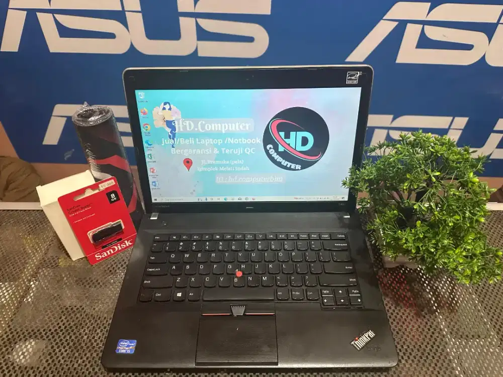 PROMO LAPTOP LENOVO THINKPAD E430 RAM 4GB SSD 128GB+500GB ANTI LEMOT!!