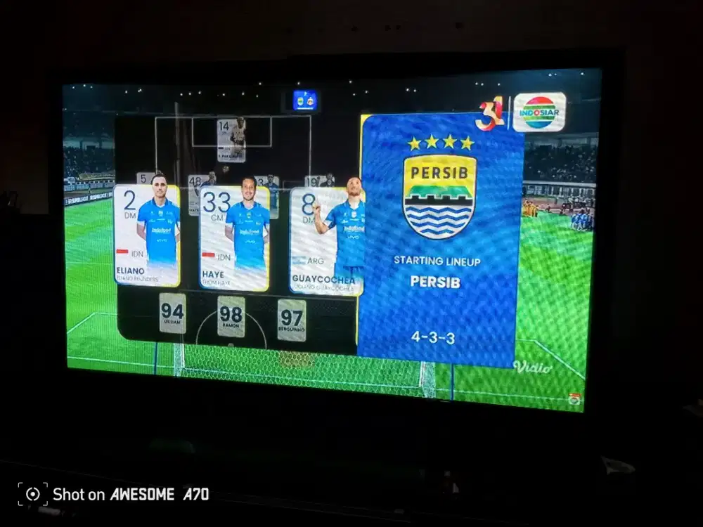 Mantab buat nobar PERSIB Samsung Plasma 43 + STB DIGITAL