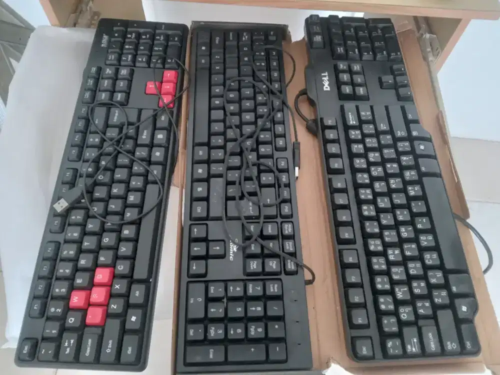 3 pcs keyboard kabel USB