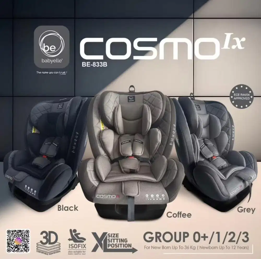CARSEAT BABYELLE 833B COSMO IX