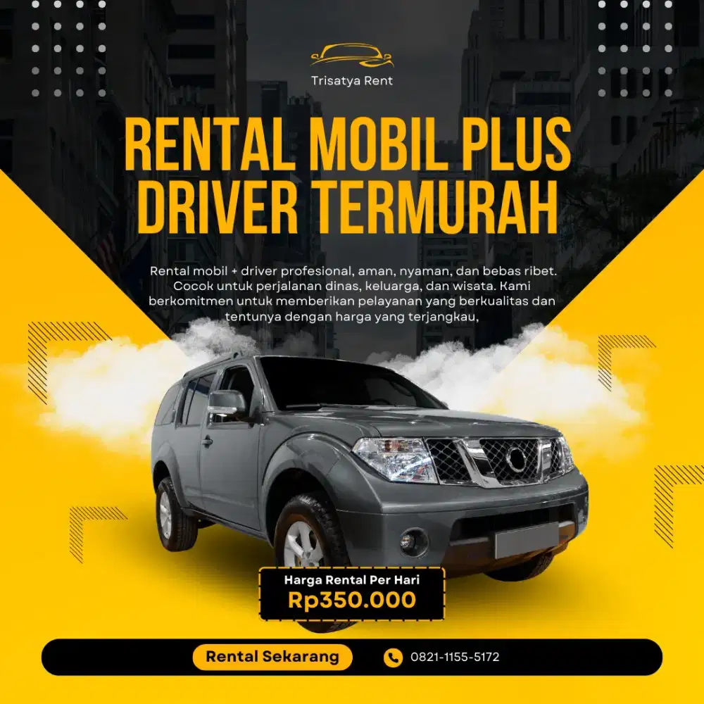 Rental mobil + Driver