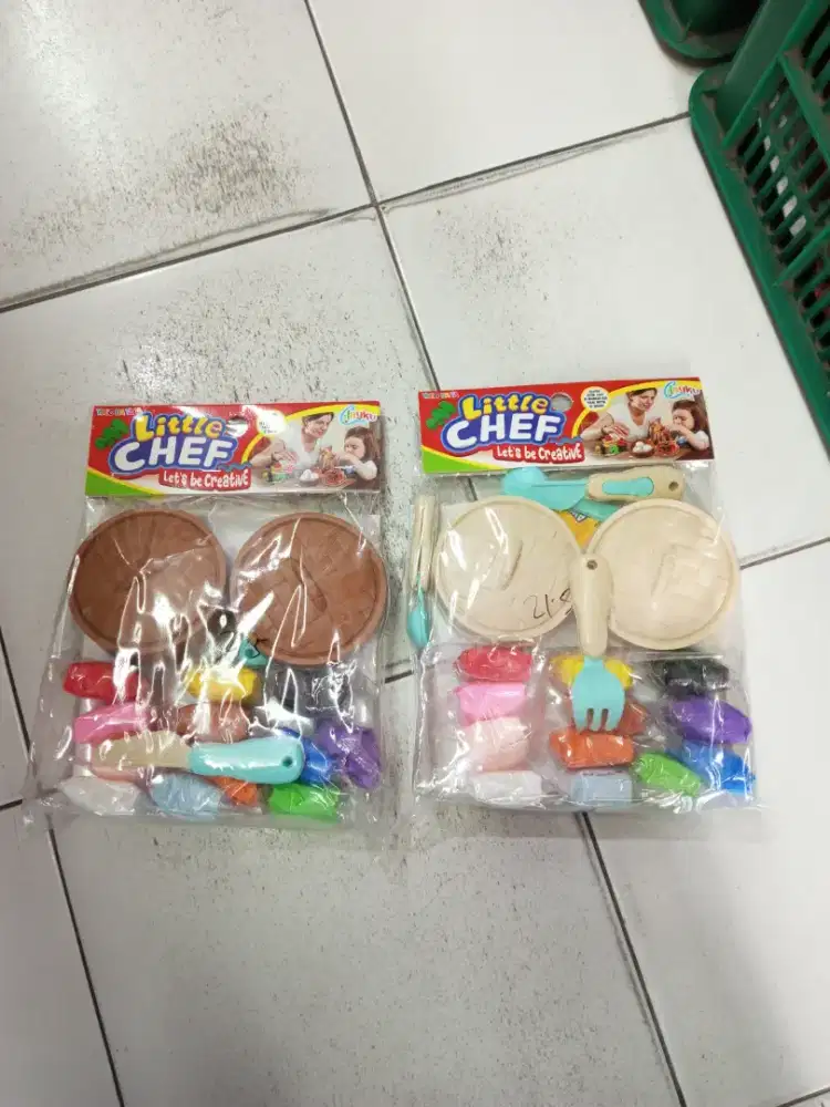 Mainan anak little chef masak clay