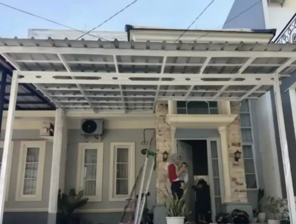 Atap kanopi alderon, solarflat murah