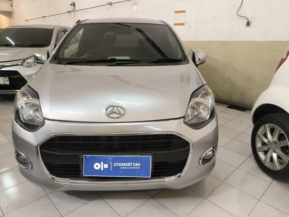 DAIHATSU 2014 AYLA X 1.0 AT SILVER MURAH OTOMART 286 KENJERAN