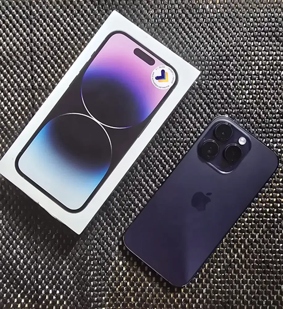 Iphone 14 pro 128 ex garansi resmi bh 82 real, mulus