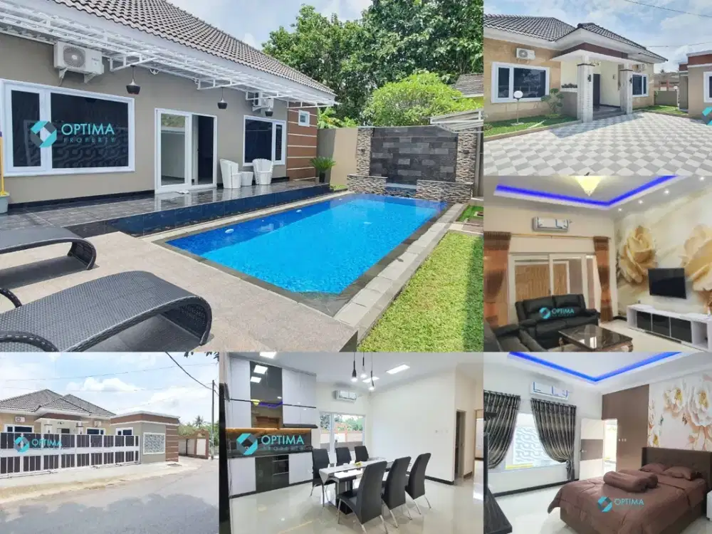 Rumah Baru Kolam Renang ala Villa Jogja Kaliurang km 12.5