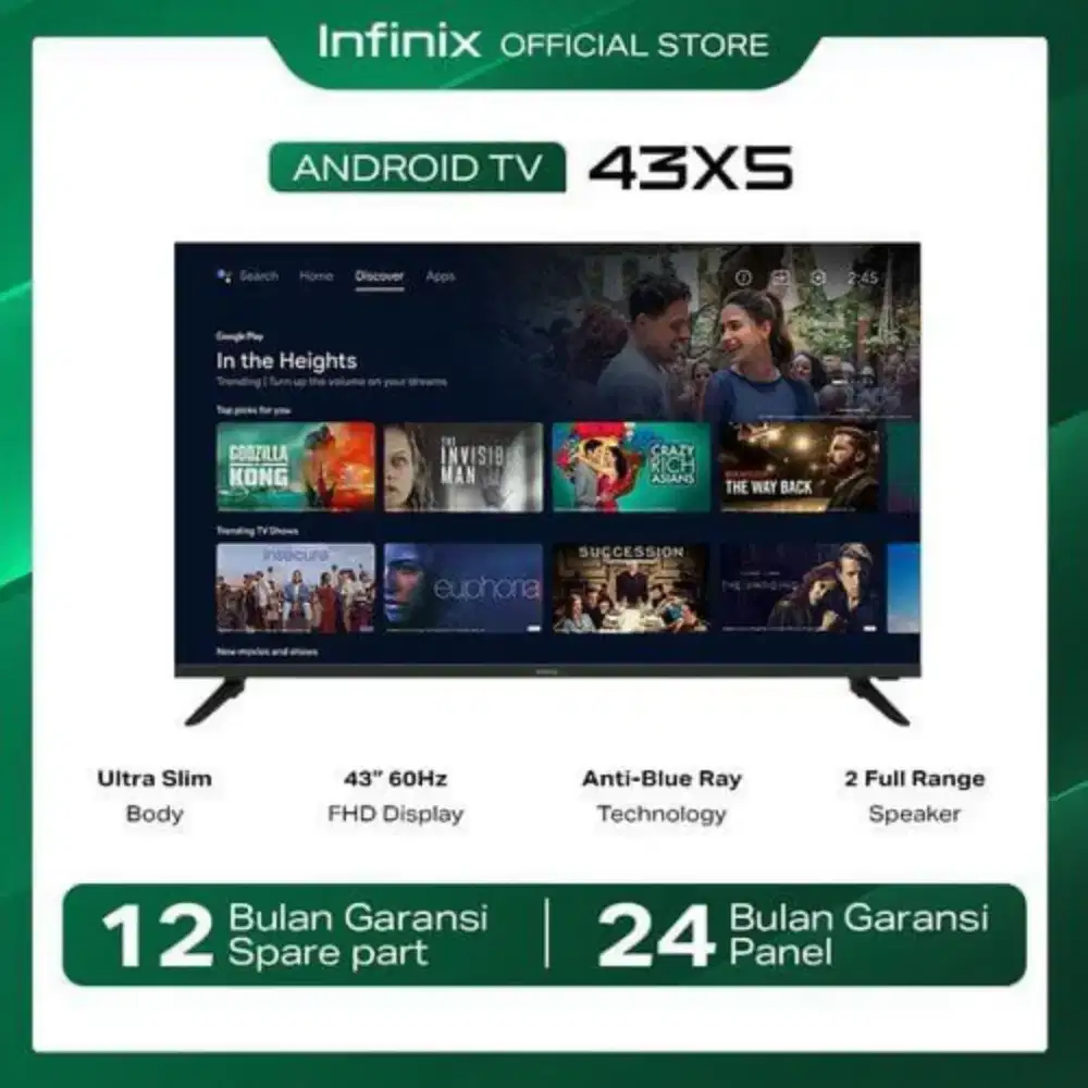 PROMO CICILAN MURAH INFINIX TV 43X5