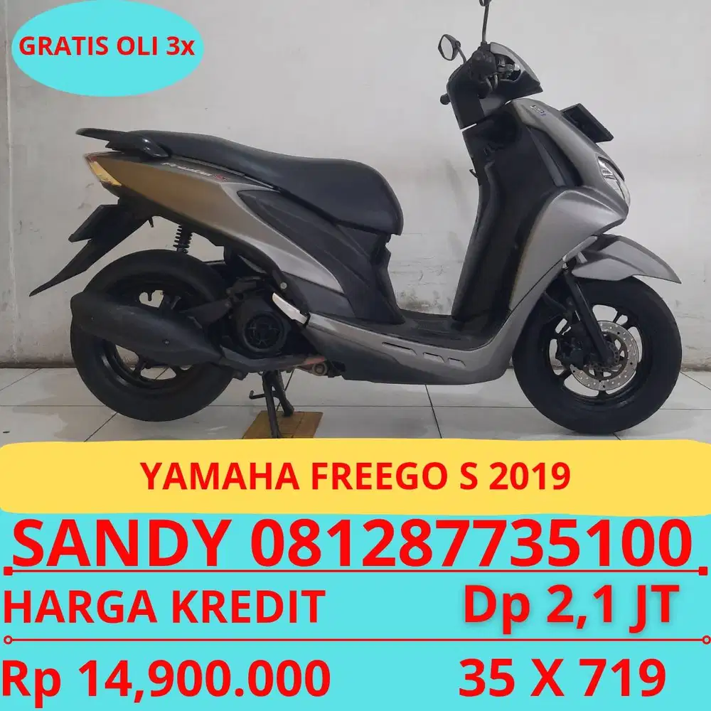 YAMAHA FREEGO S 2019 DP HANYA 2,1 JT GUYSS