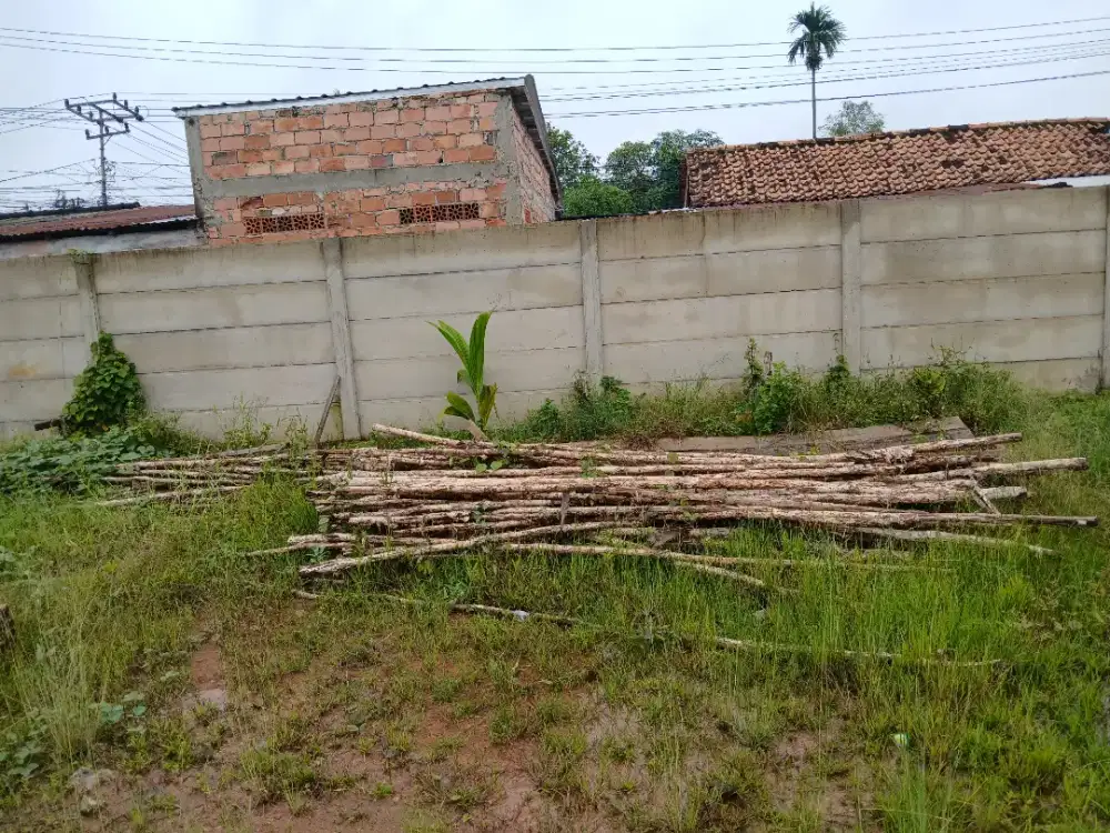 Dijual kayu gelam 10/12 bekas pembangunan rumah
