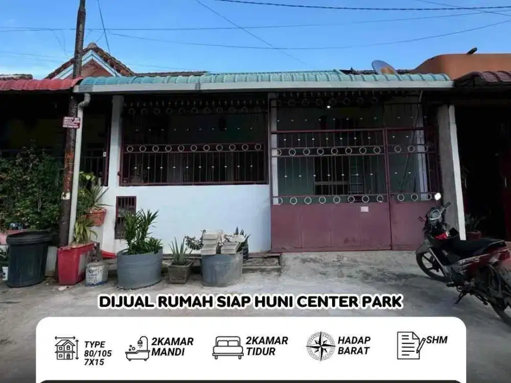 dijual cepat rumah centre park batam center