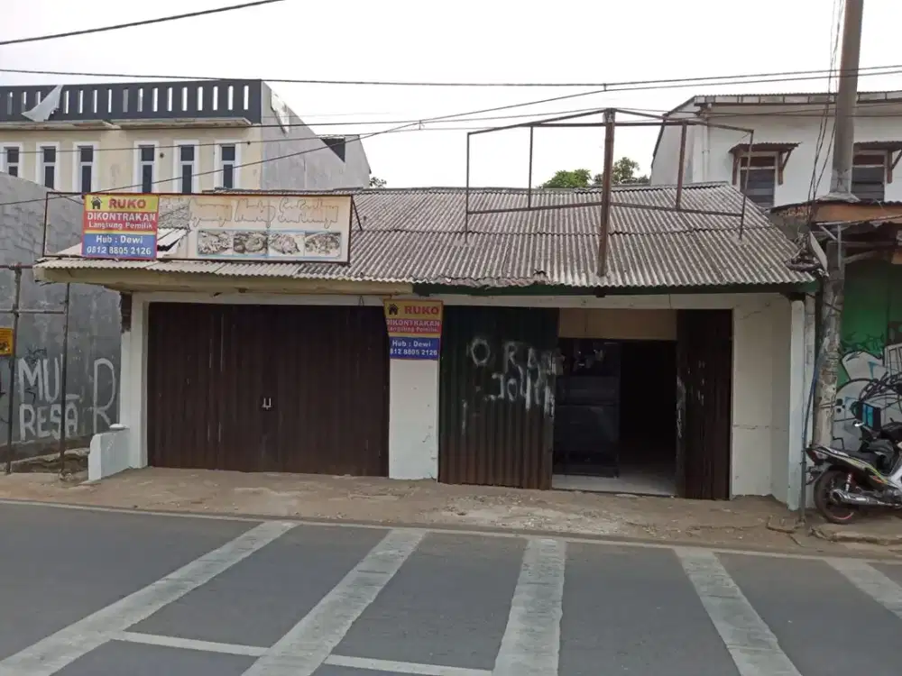 RUKO GANDENG STRATEGIS DI JALUR EMAS JALAN RAYA BOGOR – SIAP USAHA, RAMAI 24 JAM!