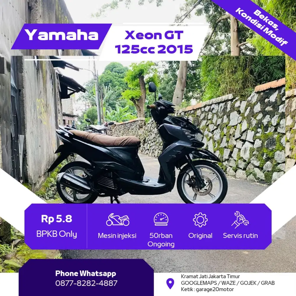 Yamaha Xeon 125cc Ymjet_Fi STNK Hilang Tahun 2015