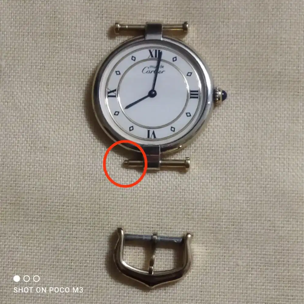 Cartier Vermeil Quartz [vintage/no strap]