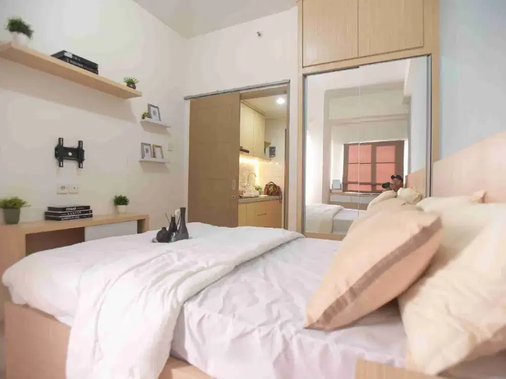 CLEARANCE BU - 1 BED PAVILION PERMATA - FURNISH CANTIK