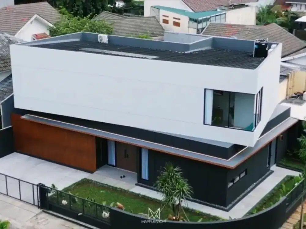 Rumah Estetik Modern Mewah Full Furnished Siap Huni Dalam Cluster di BSD Tangsel