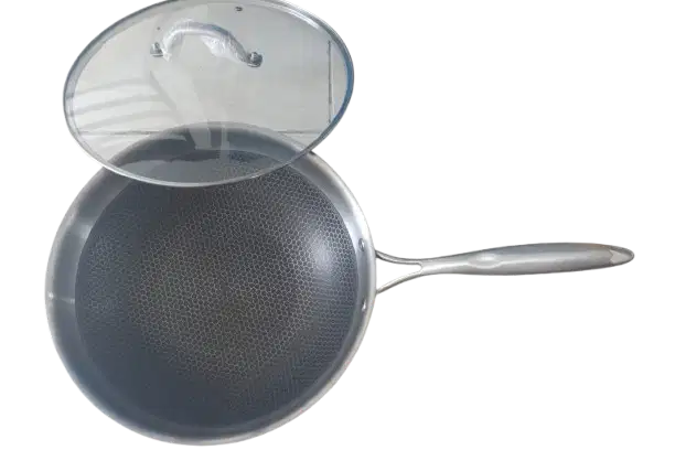 Panci Wok Modern dengan Lapisan Anti Lengket Tahan Gores