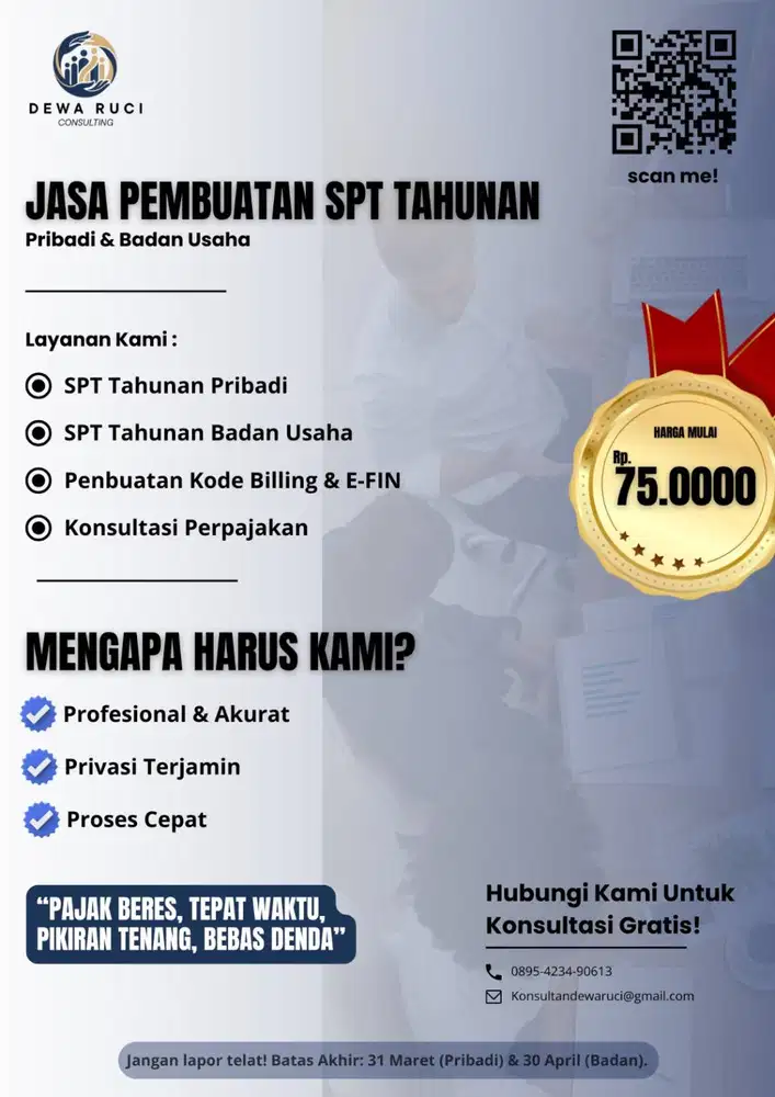 Jasa Perpajakan SPT Laporan Keuangan