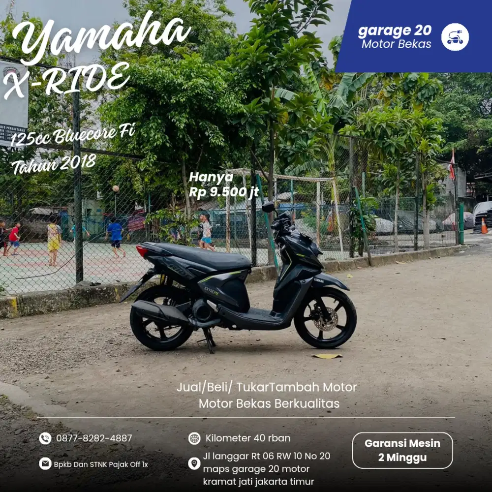 Yamaha X-Ride 125cc Led Bluecore Fi Tahun 2018