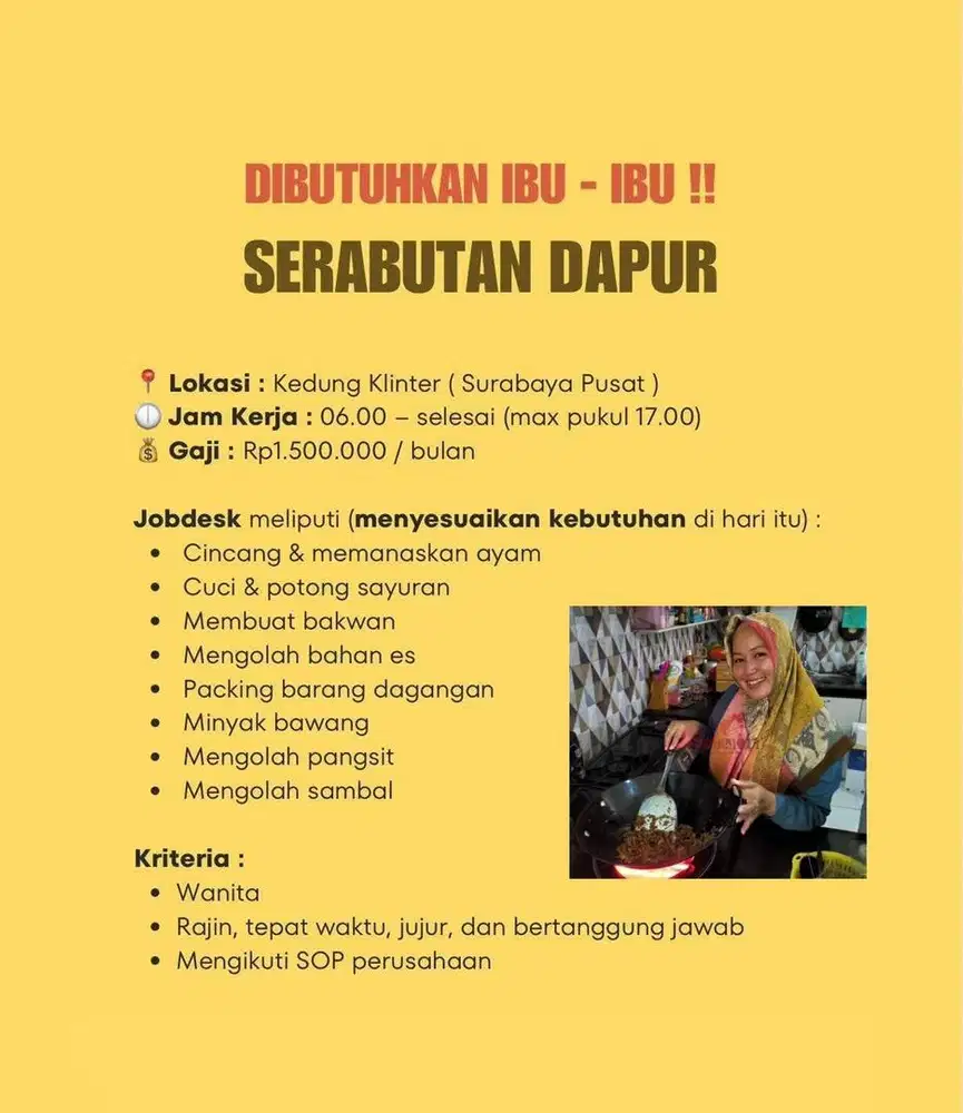 TENAGA PRODUKSI/SERABUTAN